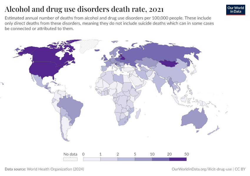 A thumbnail of the "Alcohol and drug use disorders death rate" chart