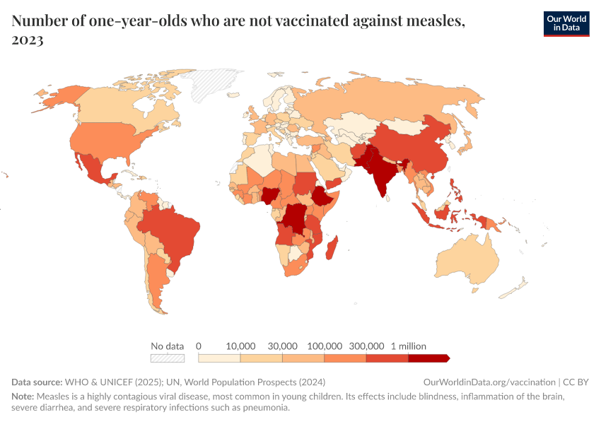 A thumbnail of the "Number of one-year-olds who are not vaccinated against measles" chart