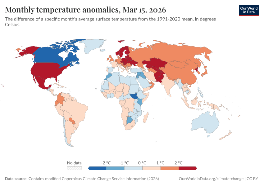 A thumbnail of the "Monthly temperature anomalies" chart